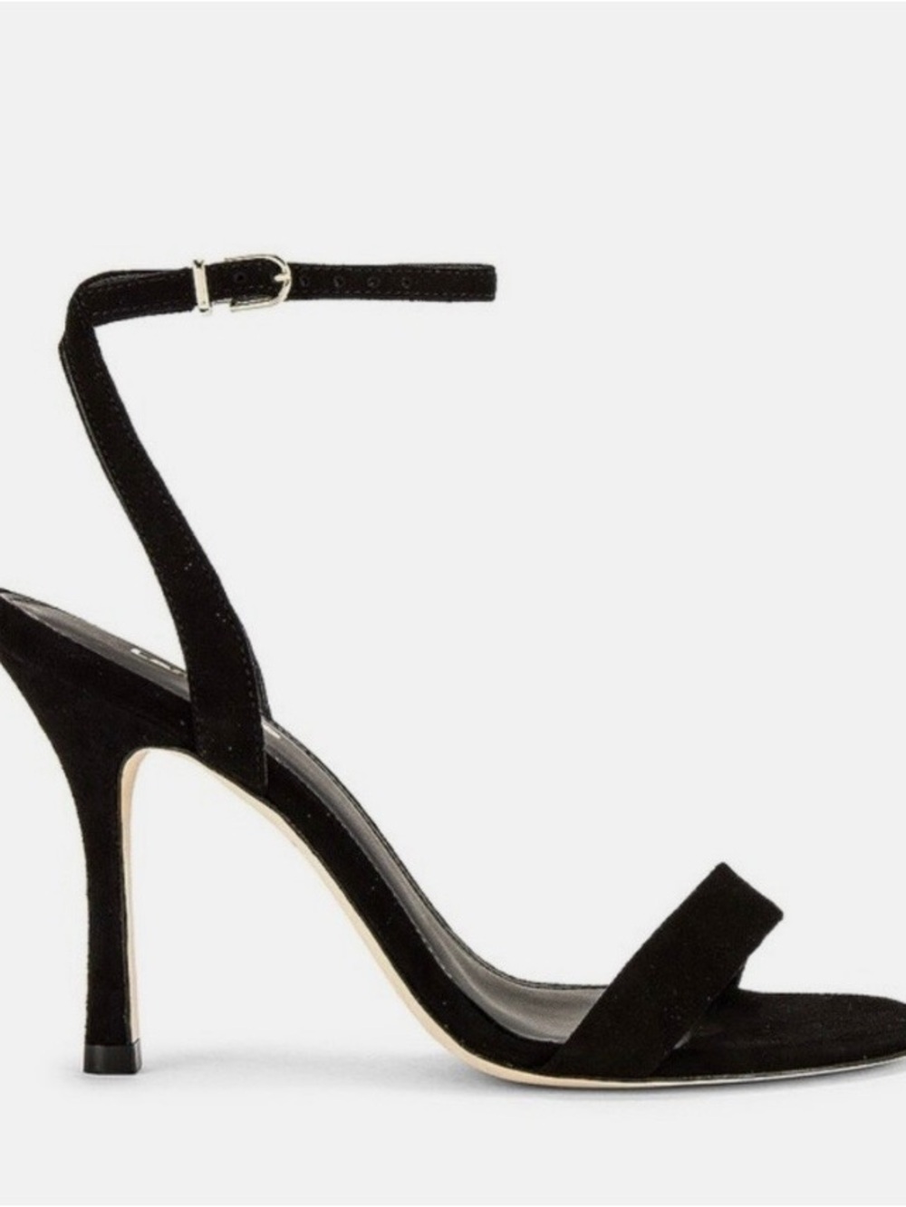 LARROUDE The NYX heel black suede US 8